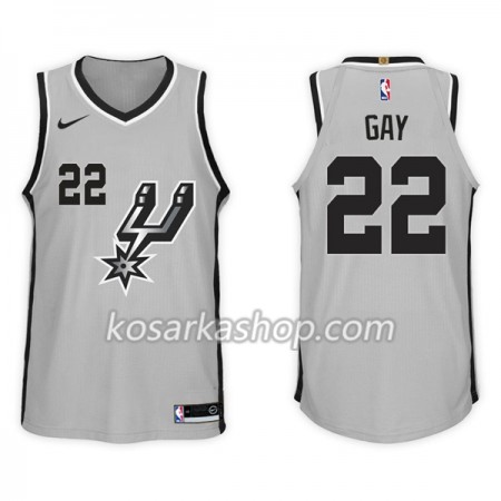 Dres San Antonio Spurs Rudy Gay 22 Nike 2017-18 Siva Swingman